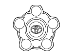 4260B0C040 - : Wheel Cap for Toyota Image