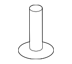 1249304147E - Body: Rocker Panel Molding Screw for Kia: Forte, K900, Optima, Rio, Sorento, Soul, Sportage, Telluride Image