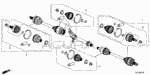44014TZ3305 - Chassis: JOINT SET, OUTBOARD for Acura Image