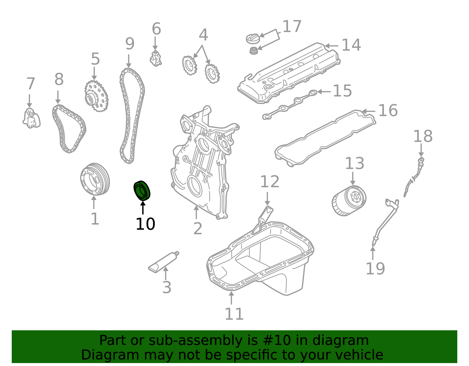 12279-2B500 - Engine Crankshaft Seal 1984-2004 Nissan | Official