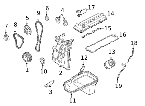 Engine for 2002 Nissan Frontier #1