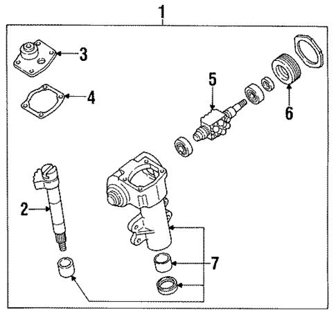 Steering Gear & Linkage for 1989 Nissan D21 #4