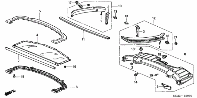 Tailgate Lining for 2002 Acura RSX #0