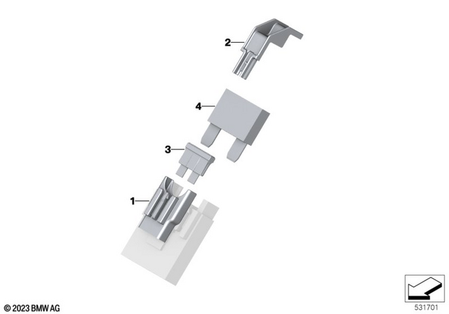 61115A78AD4 - : Protective Cap Fuse Holder for BMW-Motorrad Image