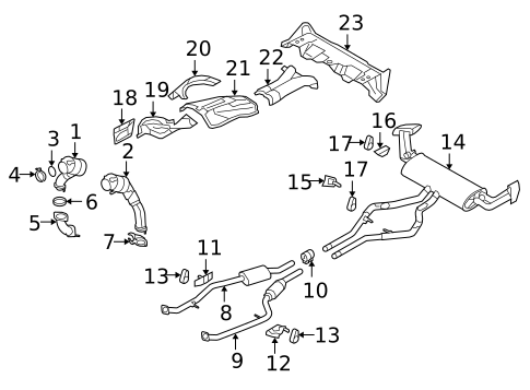 Exhaust Components for 2011 BMW X6 #2