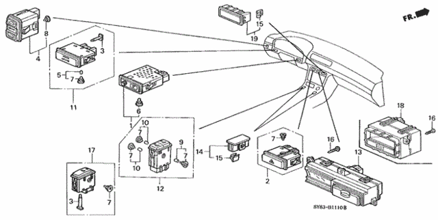 Switch for 1997 Acura CL #0