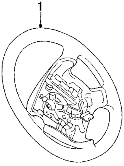 Steering Wheel & Trim for 1995 Land Rover Discovery #0