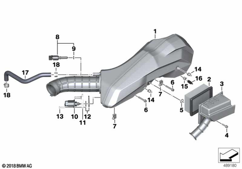 Intake Muffler for 2018 BMW-Motorrad C 400 X #0