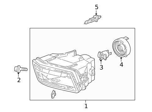 Fog Lamps for 2004 Acura RL #0