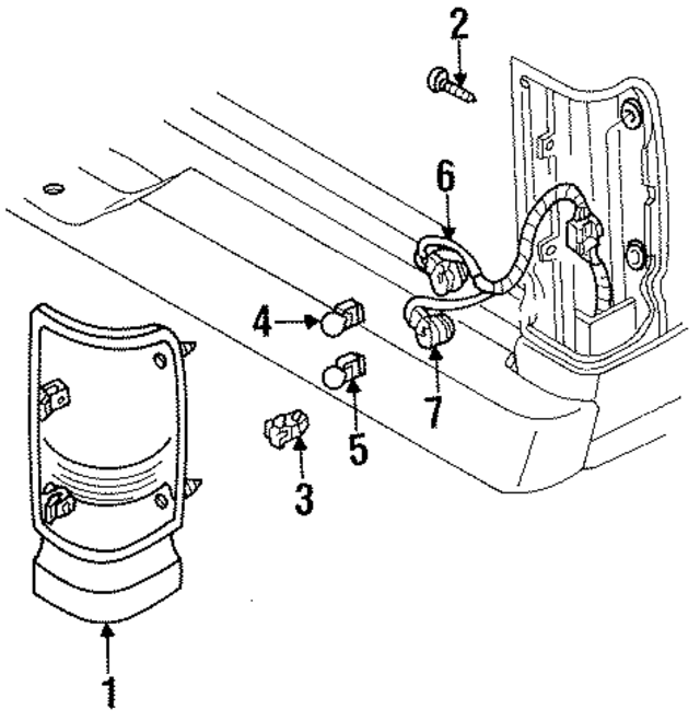 5EK45PGFAC - Electrical: Tail Lamp Assembly for Mopar Image