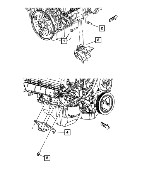 Engine Mounting for 2008 Dodge Durango #2