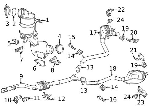 Catalytic Converter for 2025 Mercedes-Benz GLC 63 AMG&reg; S E Performance #0