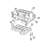 RL114430AD - Engine 2.4L Four Cylinder (Turbo): Short Block for Mopar Image