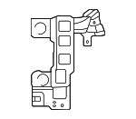 68591244AB - : Fascia Bracket, Right for Mopar Image