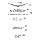 5116008AA - Exterior Ornamentation: Nameplate for Mopar Image