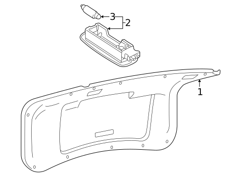 Interior Trim - Trunk for 2001 Volkswagen Passat #0