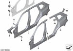 41008495532 - : Bracket, Wash Water Container for BMW Image