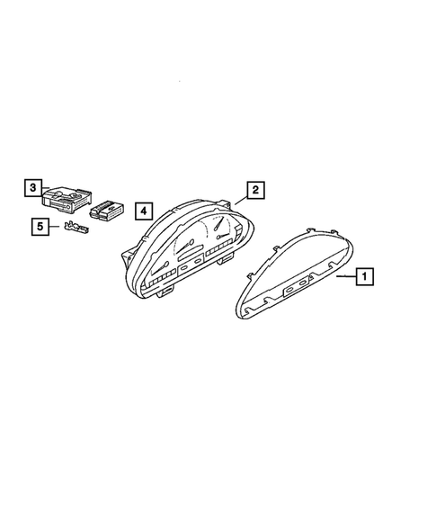 Instrument Panel Cluster for 2005 Dodge Sprinter 3500 #0