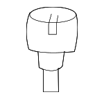 88973369 - Body: Upper Grille Bumper for Pontiac: Vibe Image