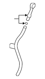 1255A172 - Engine: Tube for Mitsubishi Image
