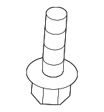 994790612 - Body: Inner Rail Bolt for Mazda: 2, 3, 5, 6, CX-3, CX-30, CX-5, CX-7, CX-70, CX-9, CX-90, MX-30 EV Image