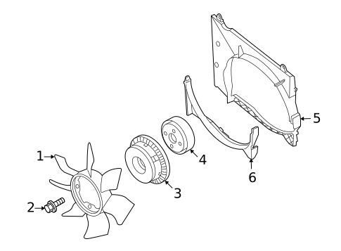 Cooling Fan for 2012 Suzuki Equator #0