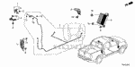 90153SB6003 - Electrical/Exhaust/Heater/Fuel: BOLT, GROUND (6X12) (ZN) for Honda Image image