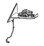 51165A6DD16 - Body: Mirror Base for BMW: 228 xDrive Gran Coupe Image