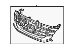 75101TK8A22 - Body: Grille for Honda: Odyssey Image