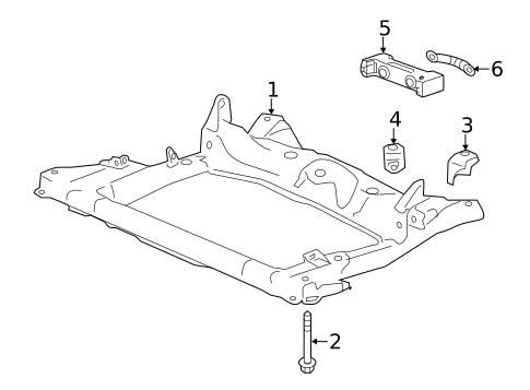 Suspension Mounting for 2022 Acura ILX #0