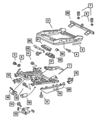 5104734AA - Interior Trim: Seat Adjuster for Mopar Image