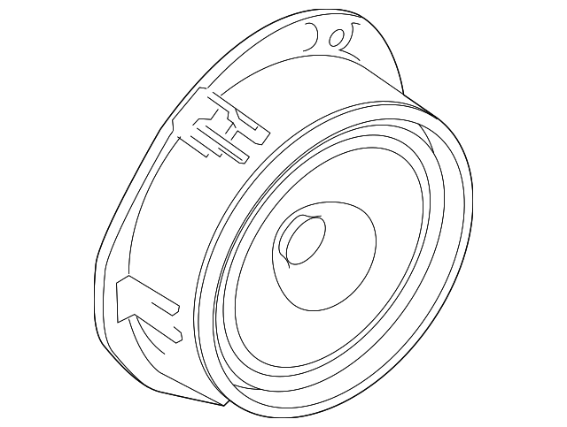 KB3Z-18808-FA - Rear Dr Speaker 2019-2025 Ford Ranger | Big 3 Auto Parts