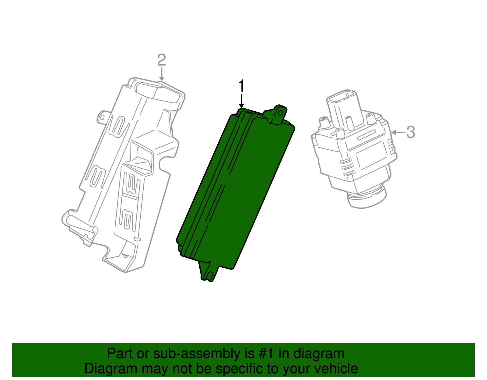 Control Module - BMW (66539461604)