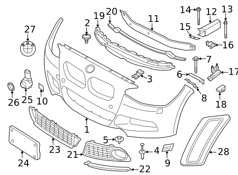 Bumper & Components - Front for 2015 BMW M235i #0