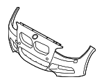 51118058097 - Body: Bumper Cover for BMW: M235i, M235i xDrive, M240i, M240i xDrive Image