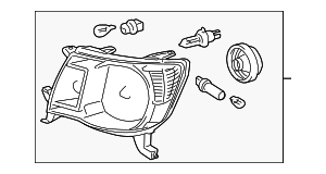 8111004173 - : Headlight Right for Toyota Image