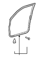 6786260150 - Body: Door Weather-strip for Toyota: Land Cruiser Image