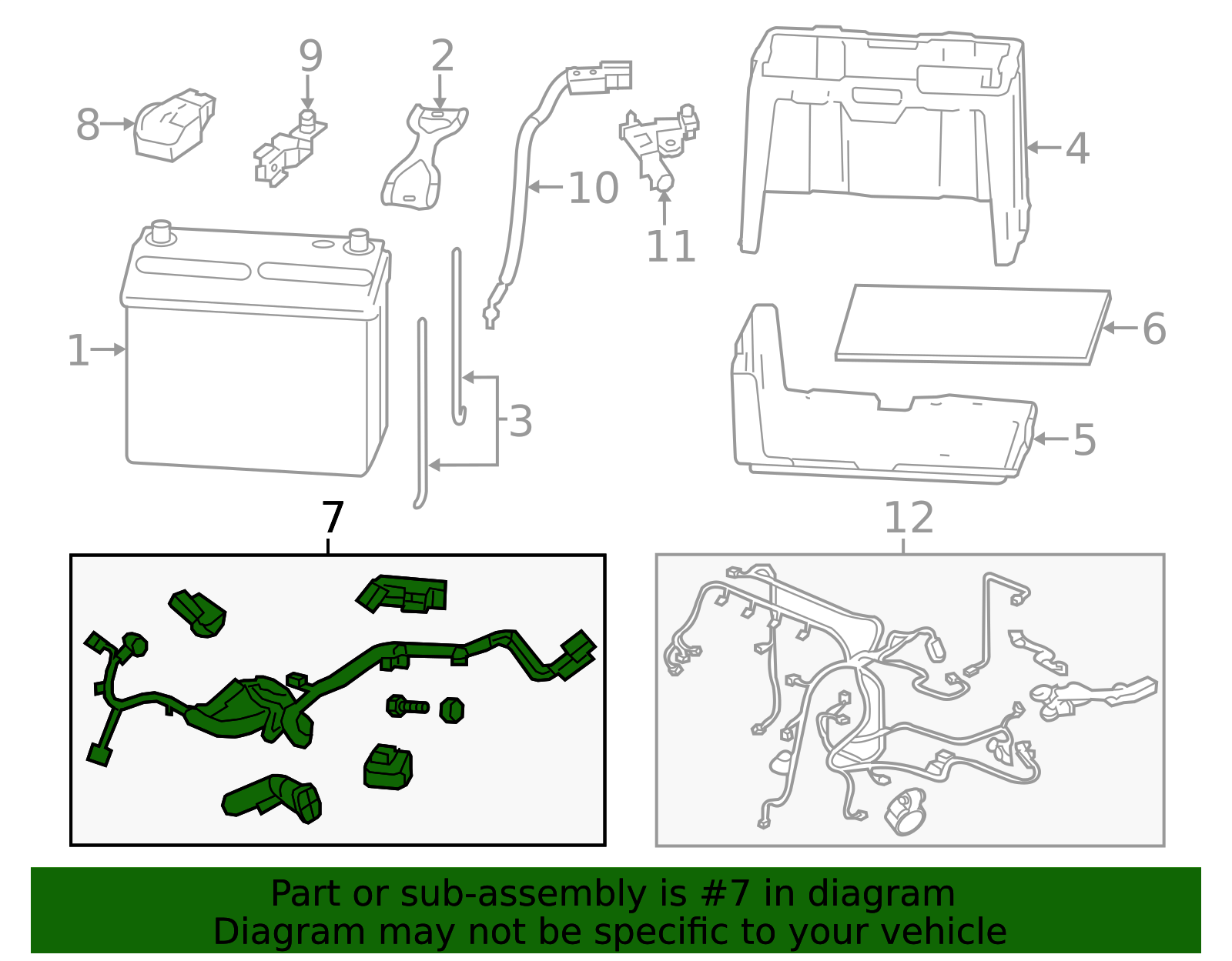 32111-RX0-A00 - 2012-2015 Honda Civic - Sub-Wire Starter | Genuine
