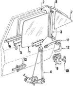 2017300318 - Body: Adjustable Glass for Mercedes-Benz Image