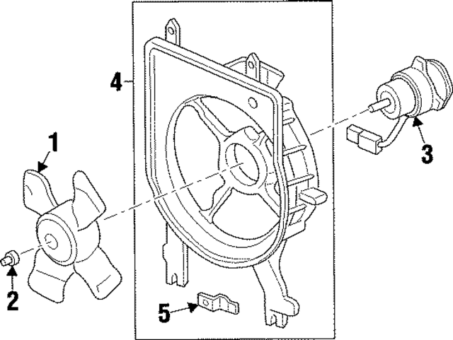 19020P08003 - HVAC: Fan Blade for Acura Image