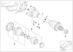 33207572719 - Rear Axle: Reinforcement for BMW Image