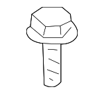 284172F000 - Exhaust: Heat Shield Bolt for Hyundai Image