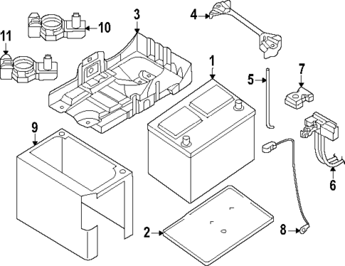 Battery for 2024 Nissan Frontier #0