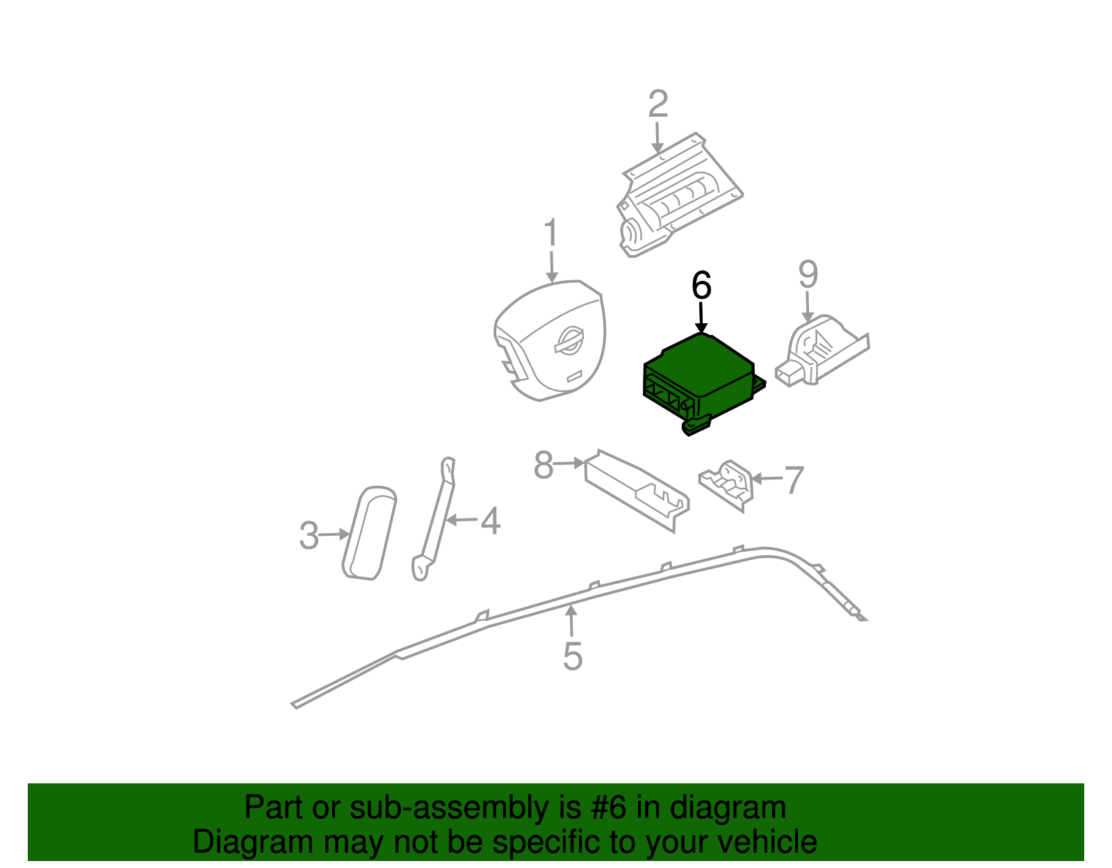 Center Sensor - Nissan (K8820-CB90A)