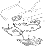 1265201723 - : Side Cover for Mercedes-Benz Image