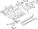 NZ6Z60113B93A - Body: Floor Reinforced for Ford: Maverick Image