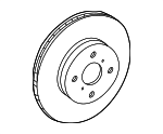 4351252090 - Brakes: Rotor for Toyota: Echo, MR2 Spyder Image