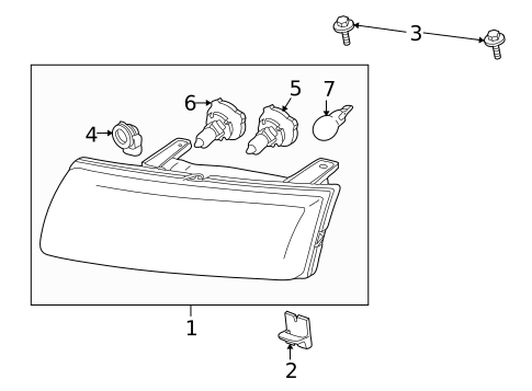 Headlamp Components for 2007 Saturn Vue #0