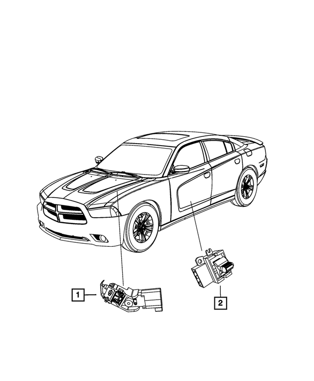 56042387 - Electrical: Adjustable Pedals Switch for Mopar Image image