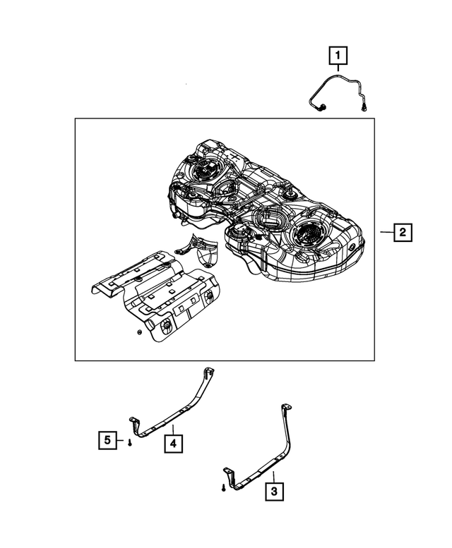 « 4581407AD – Fuel : Alimentation De Carburant Tube pour Mopar Image »
